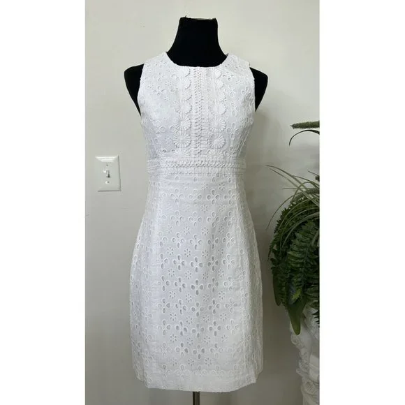 Lilly Pulitzer Dresses | Railee Shift Dress | Color: White | Size: 4 | Ngiroux11'S Closet Lilly Pulitzer Dresses | Railee Shift Dress | Color: White | Size: 4 | Ngiroux11'S Closet